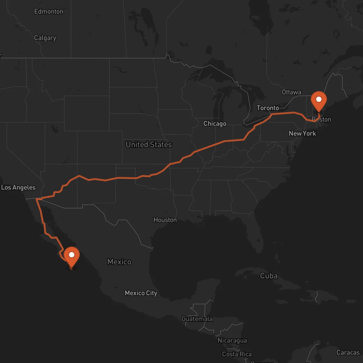 Ruta Los Cabos - Manchester