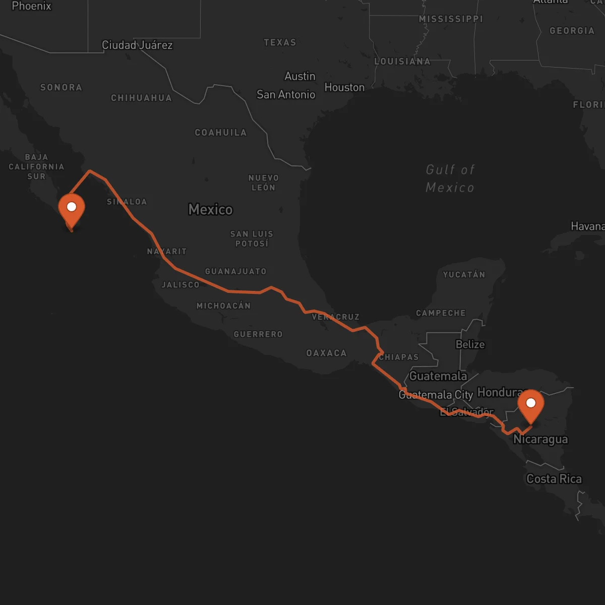Ruta Los Cabos - Matagalpa