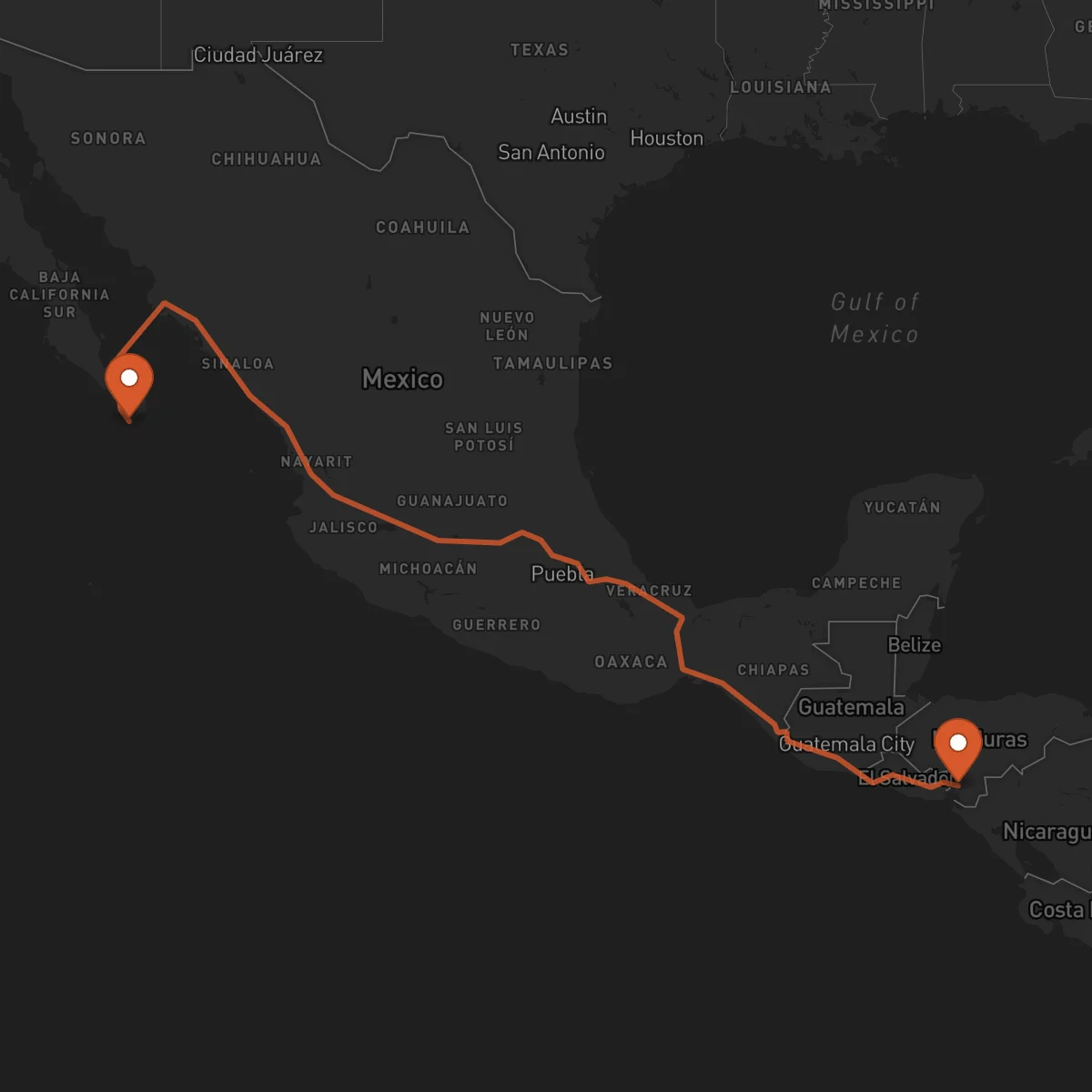 Ruta Nacaome - Los Cabos