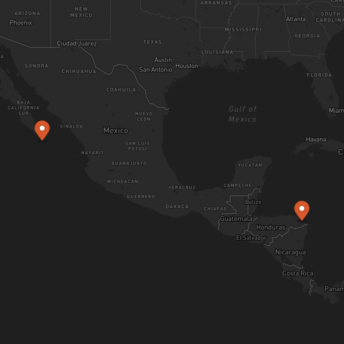 Ruta Los Cabos - Puerto Lempira