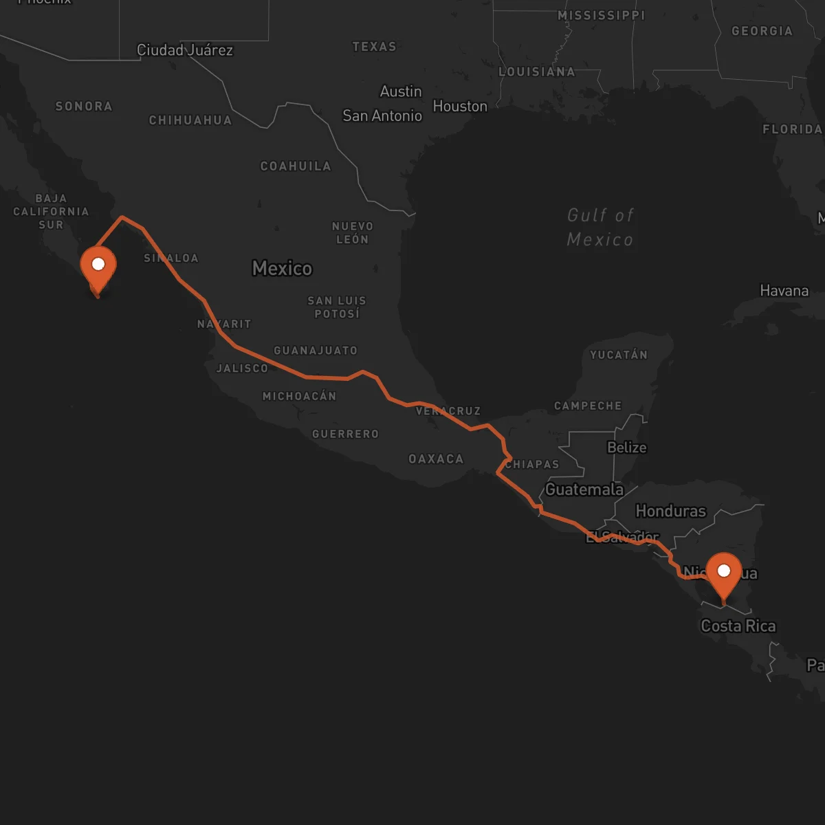 Ruta Los Cabos - San Carlos
