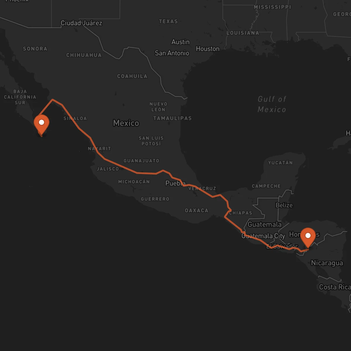 Ruta Los Cabos - Somoto