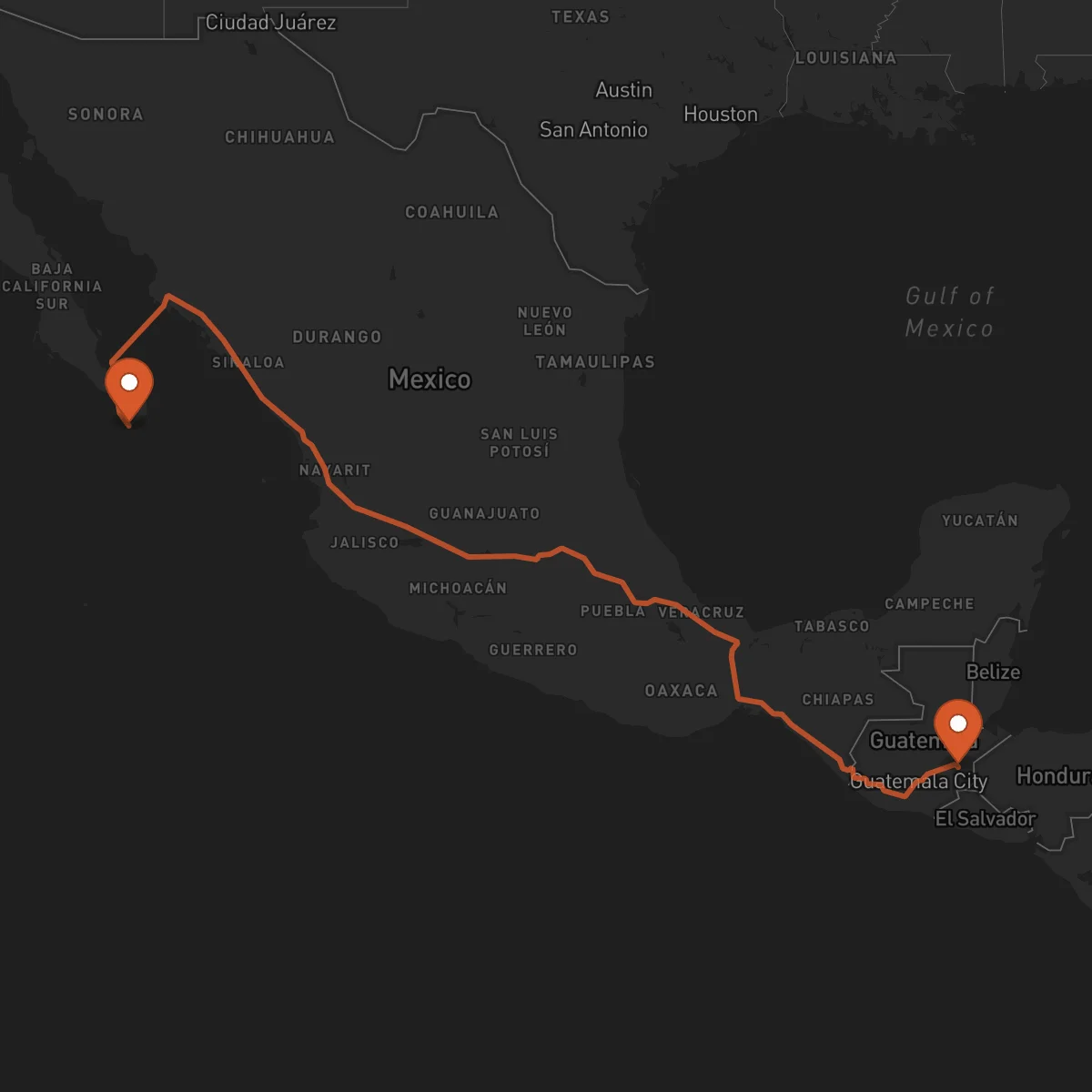 Ruta Los Cabos - Zacapa