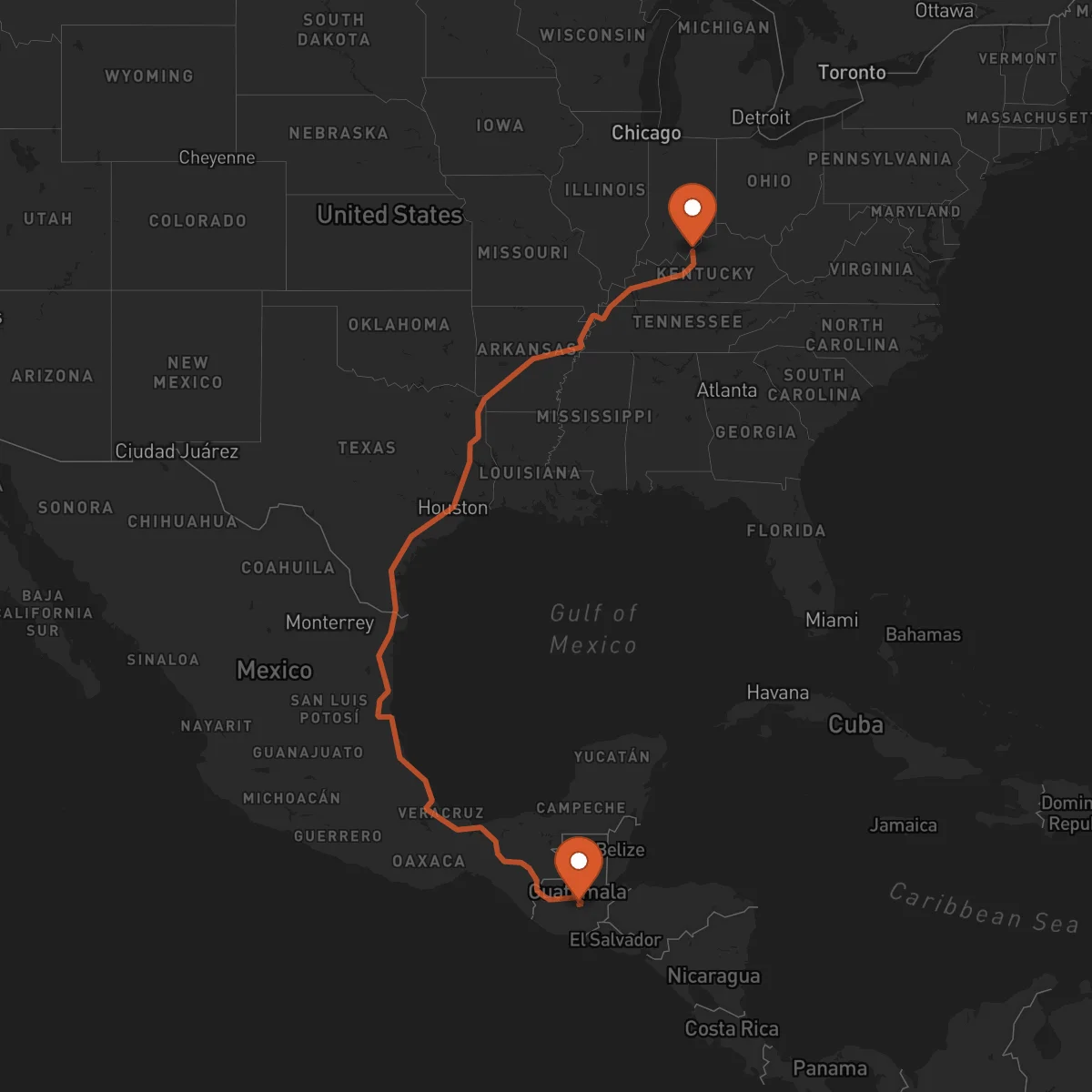 Ruta Salamá - Louisville