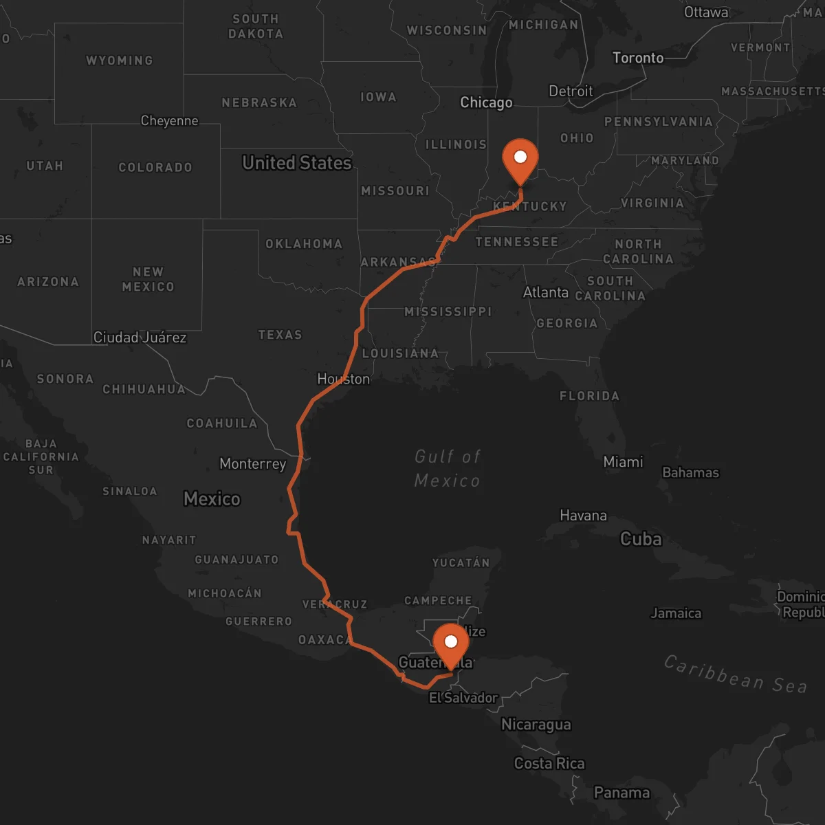 Ruta Zacapa - Louisville