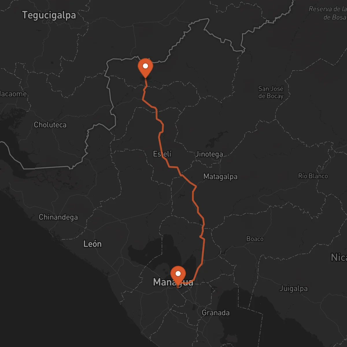 Ruta Manágua - Ocotal