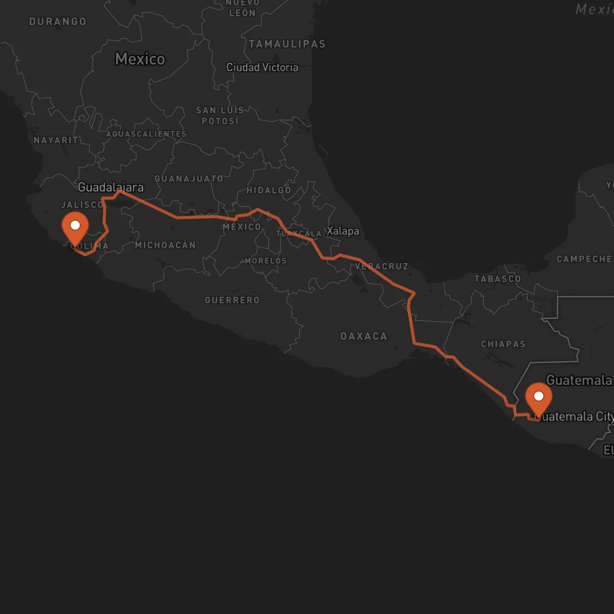 Ruta Manzanillo - Mazatenango