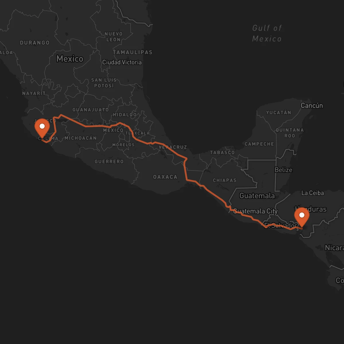 Ruta Manzanillo - Nacaome