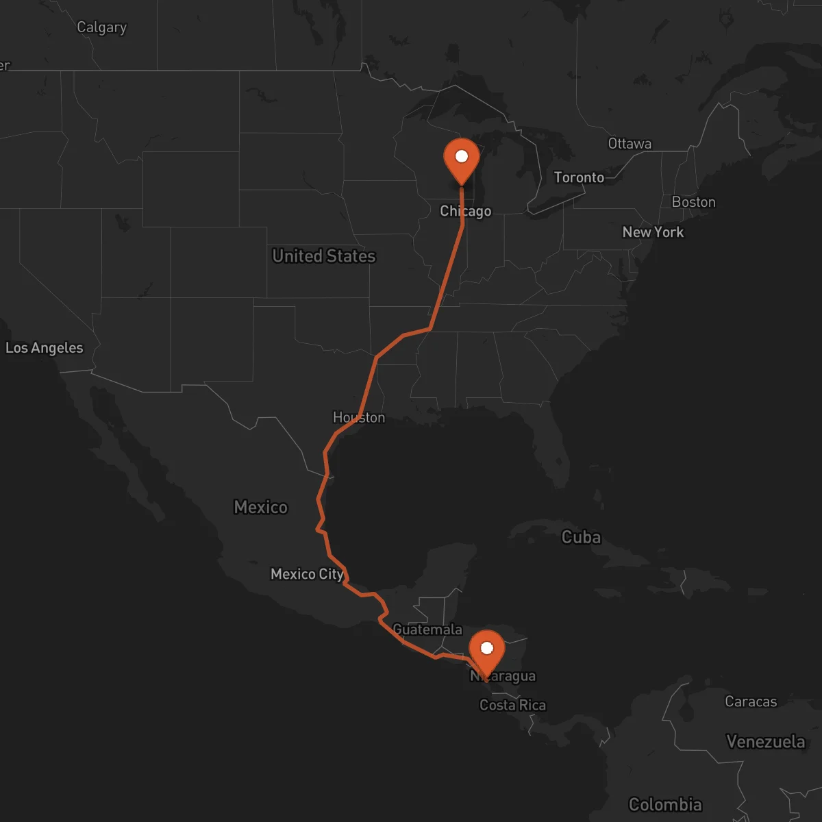 Ruta Masaya - Milwaukee