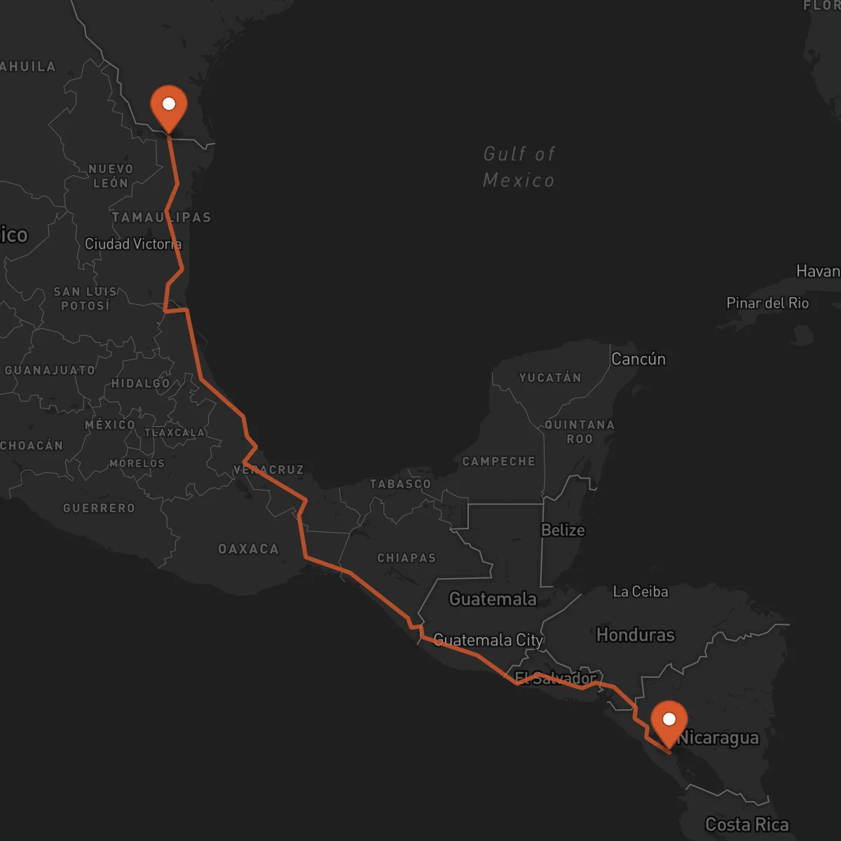 Ruta Masaya - Reynosa