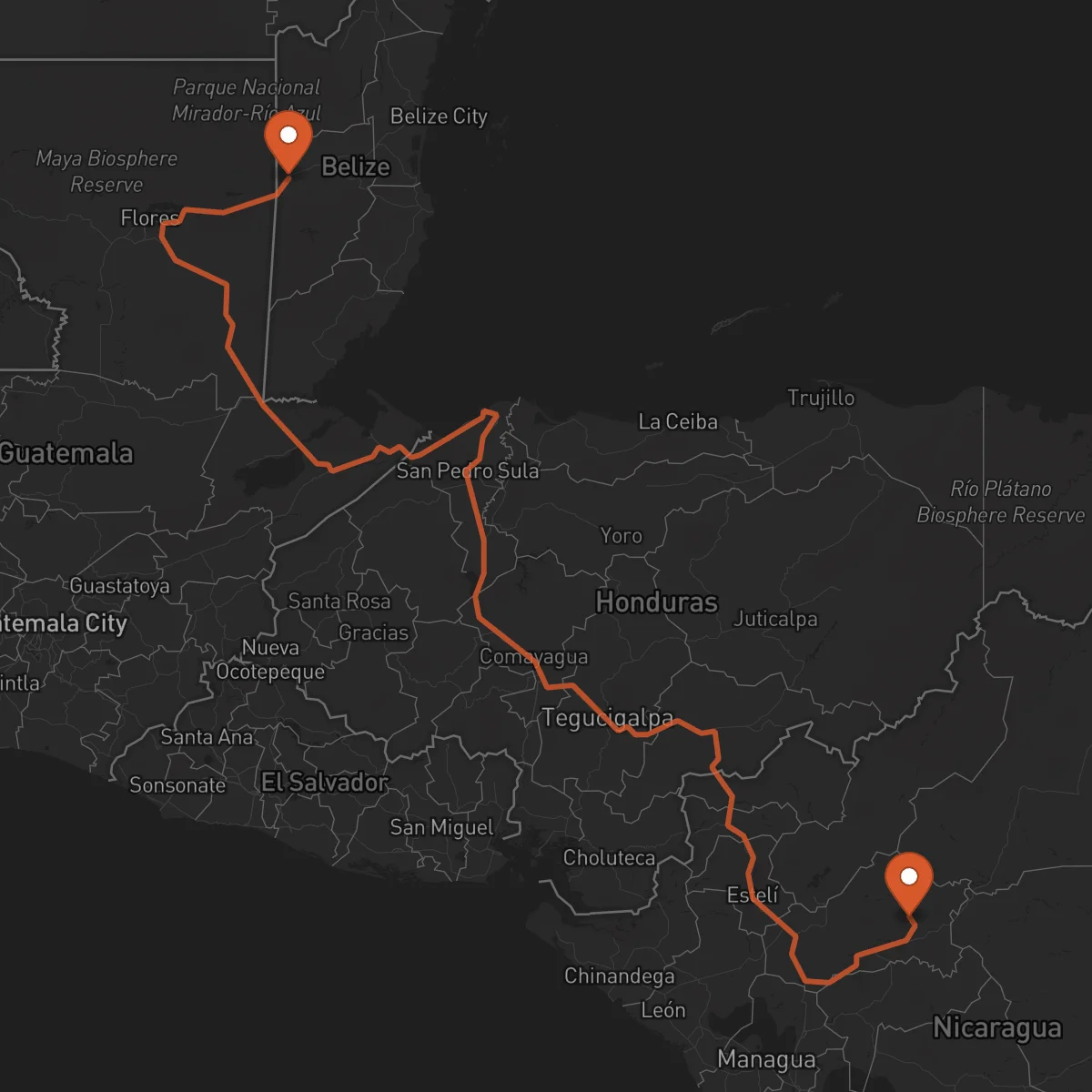 Ruta San Ignacio - Matagalpa