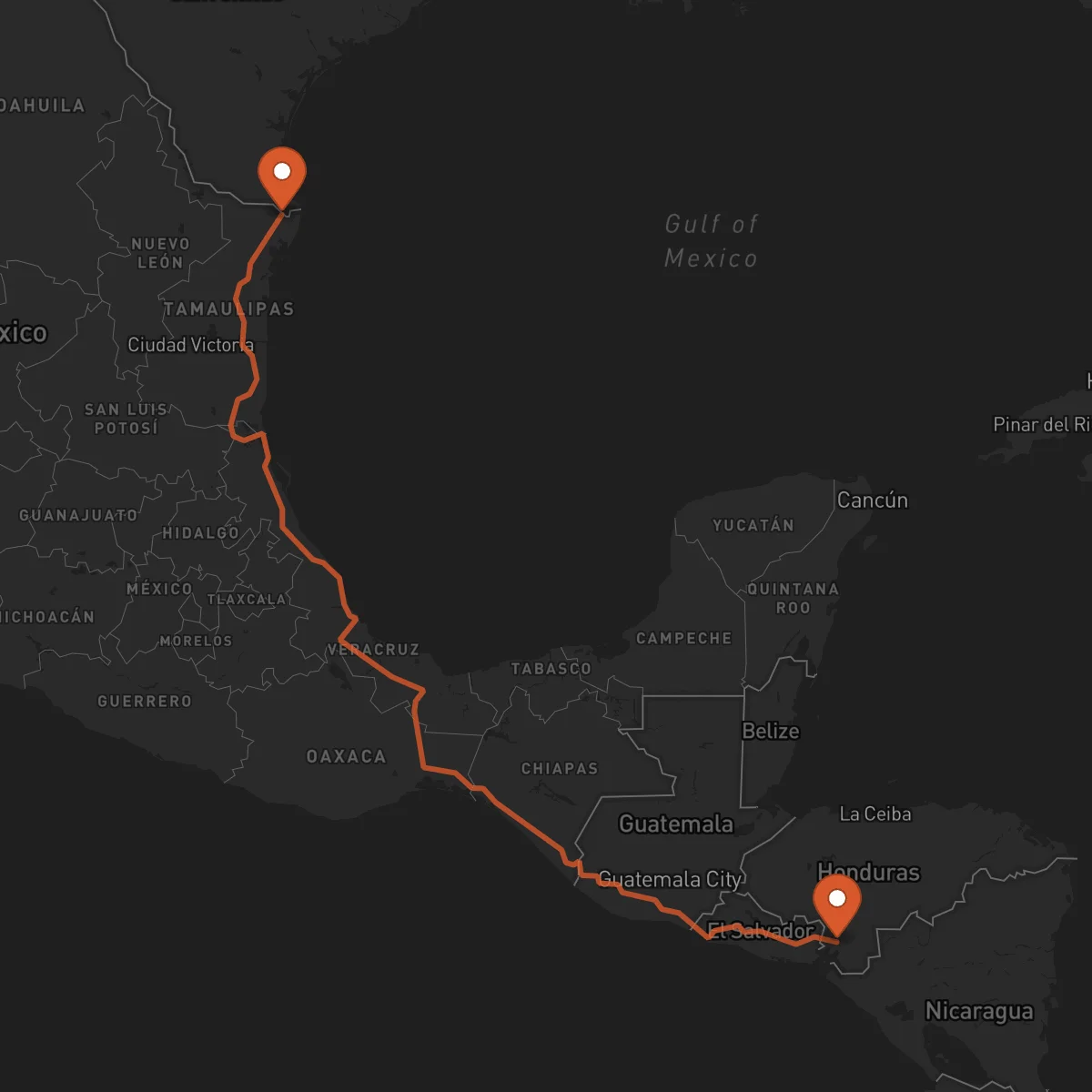 Ruta Nacaome - Matamoros
