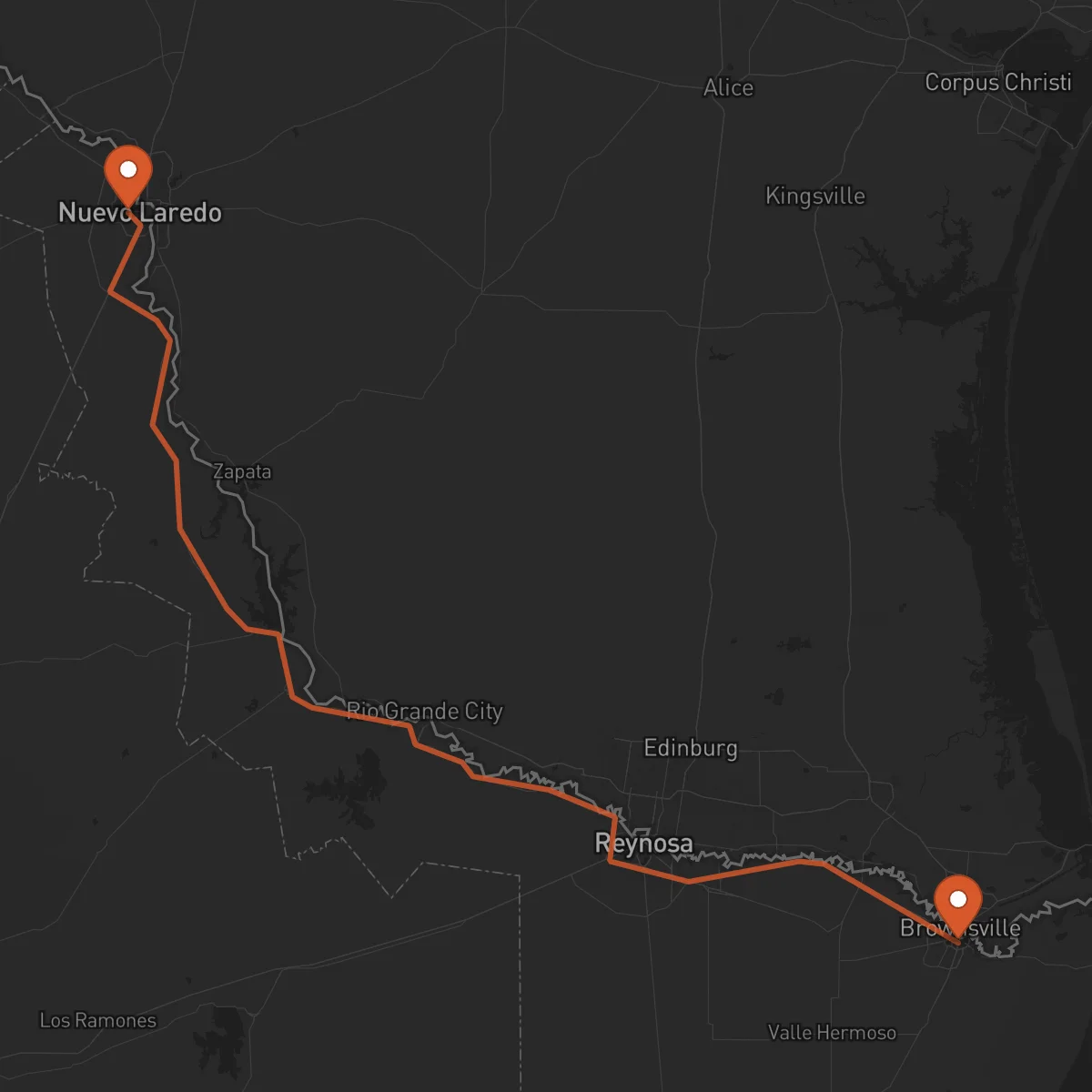 Ruta Matamoros - Nuevo Laredo