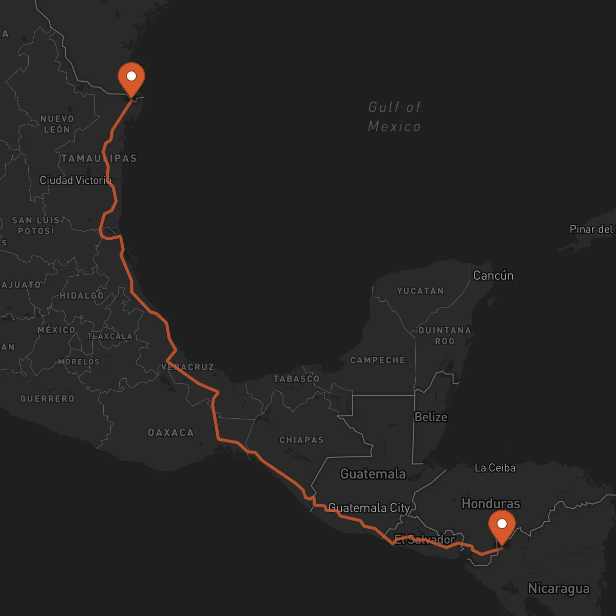 Ruta Somoto - Matamoros