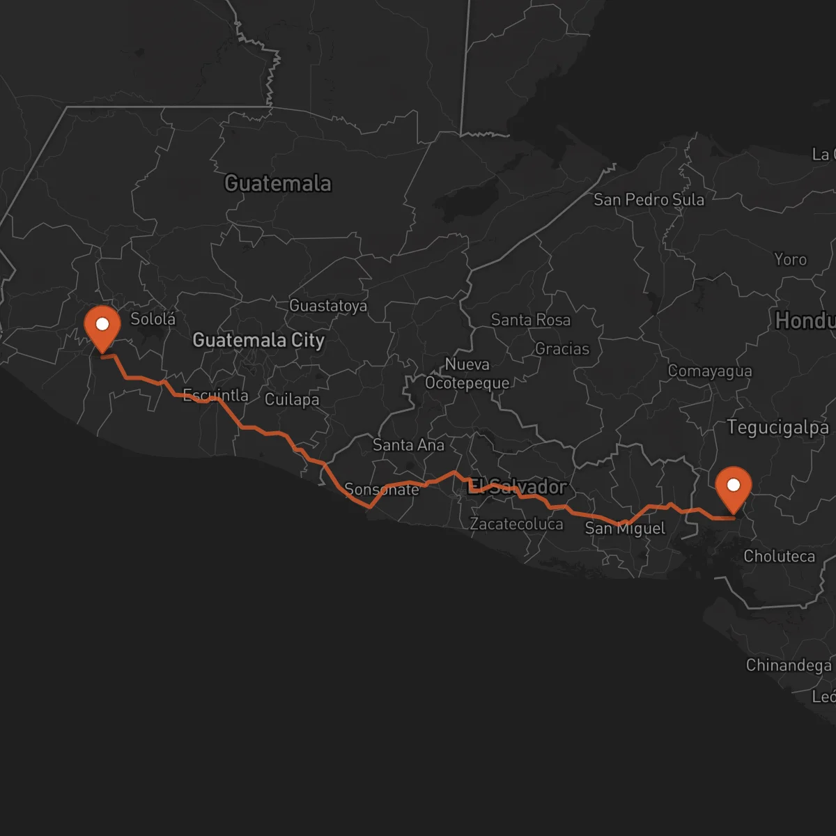 Ruta Nacaome - Mazatenango