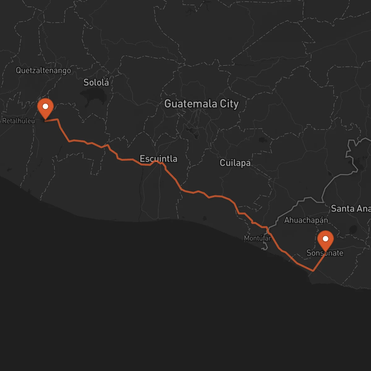 Ruta Sonsonate - Mazatenango