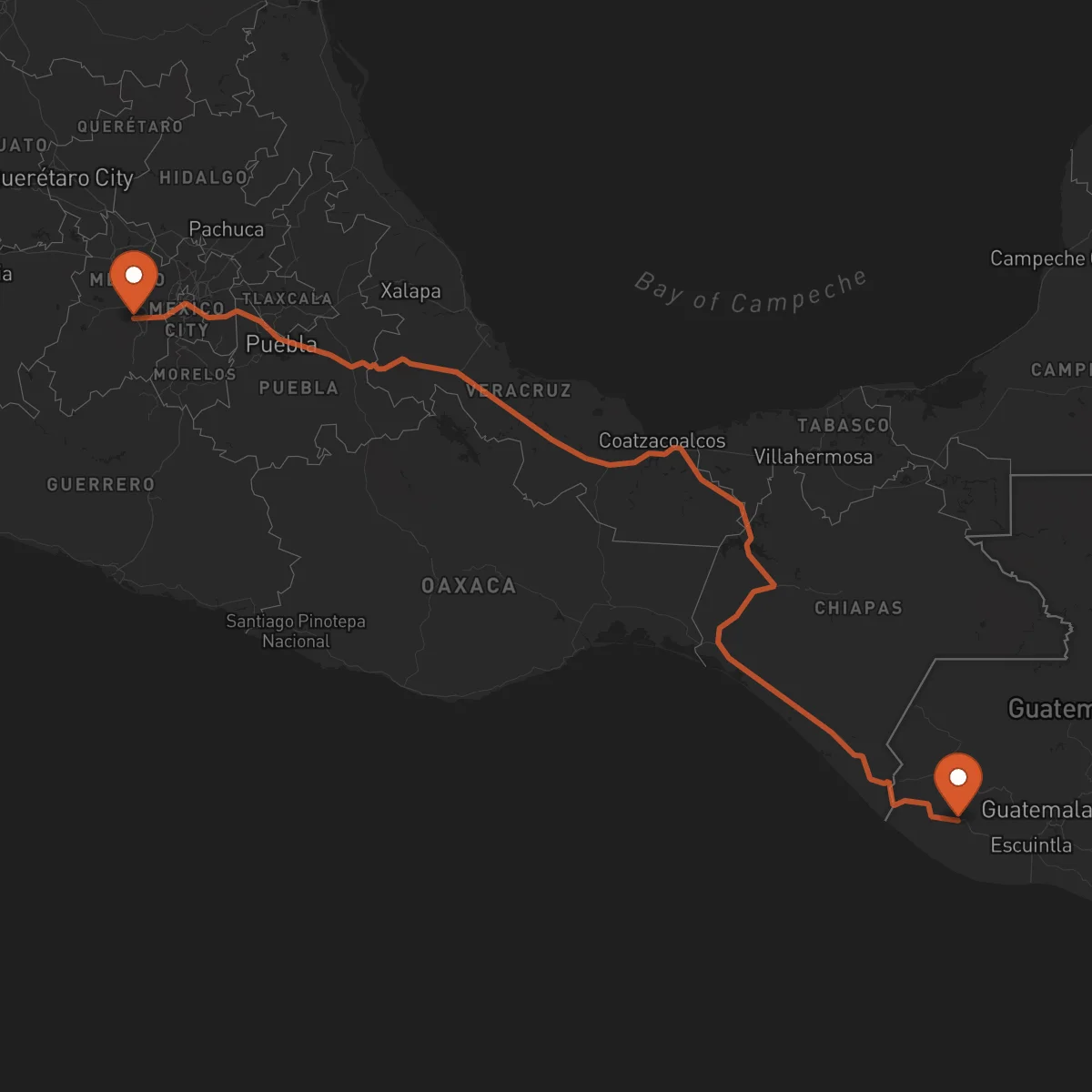 Ruta Toluca - Mazatenango