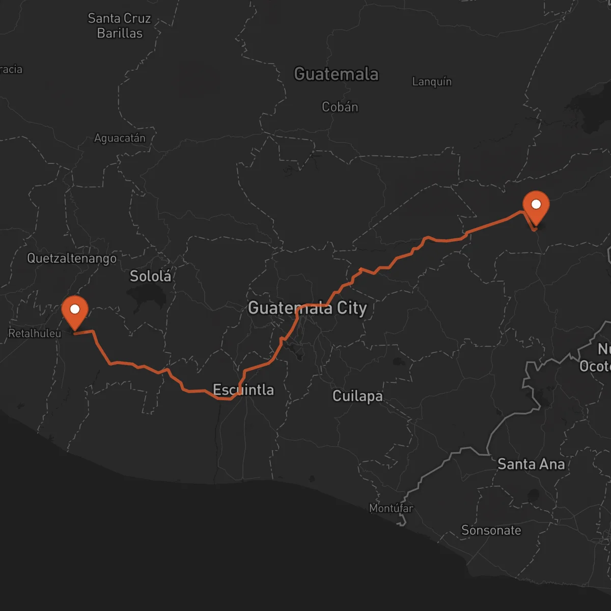 Ruta Zacapa - Mazatenango