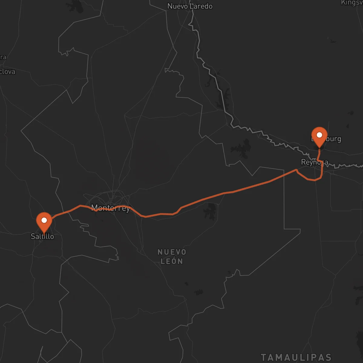 Ruta McAllen - Saltillo