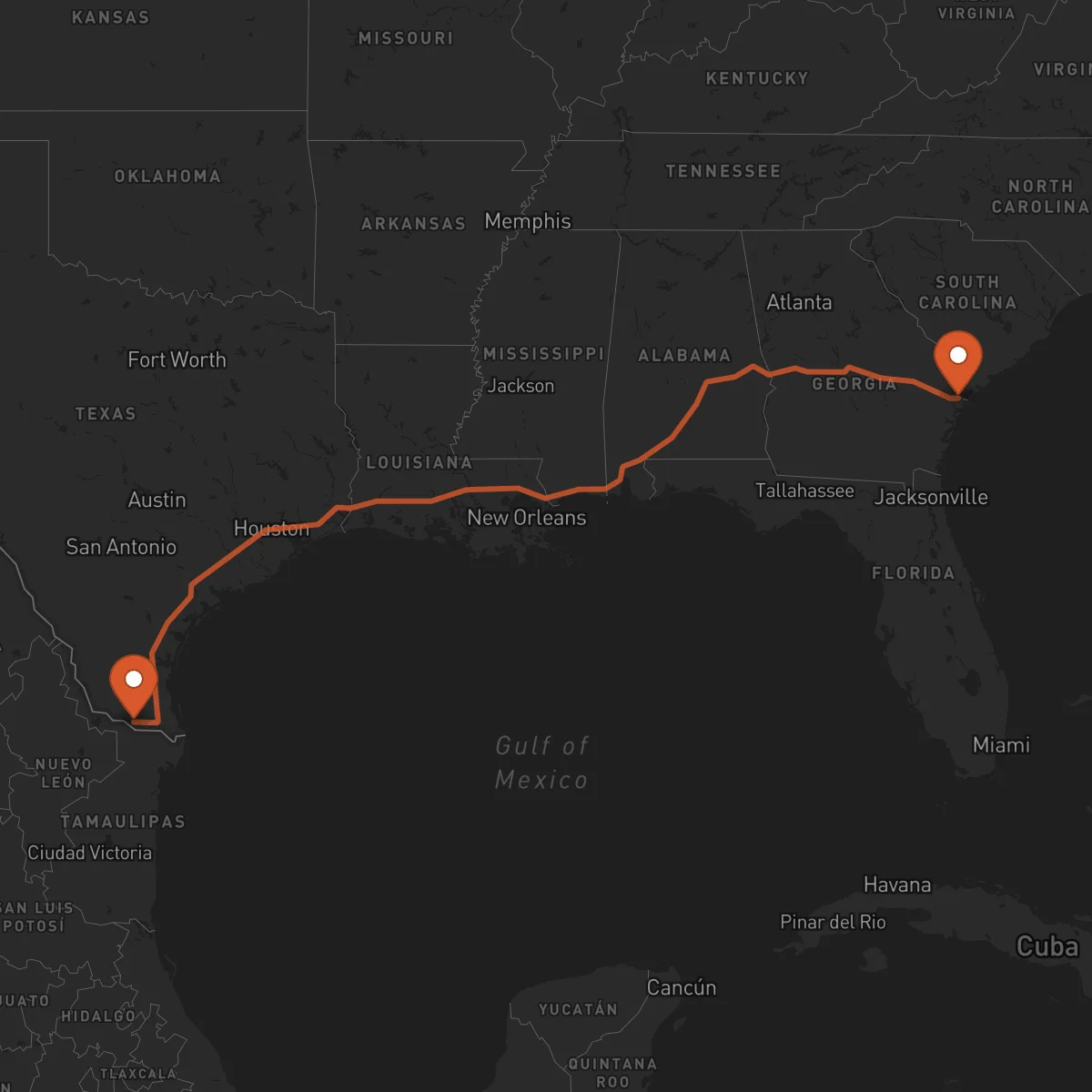 Ruta McAllen - Savannah