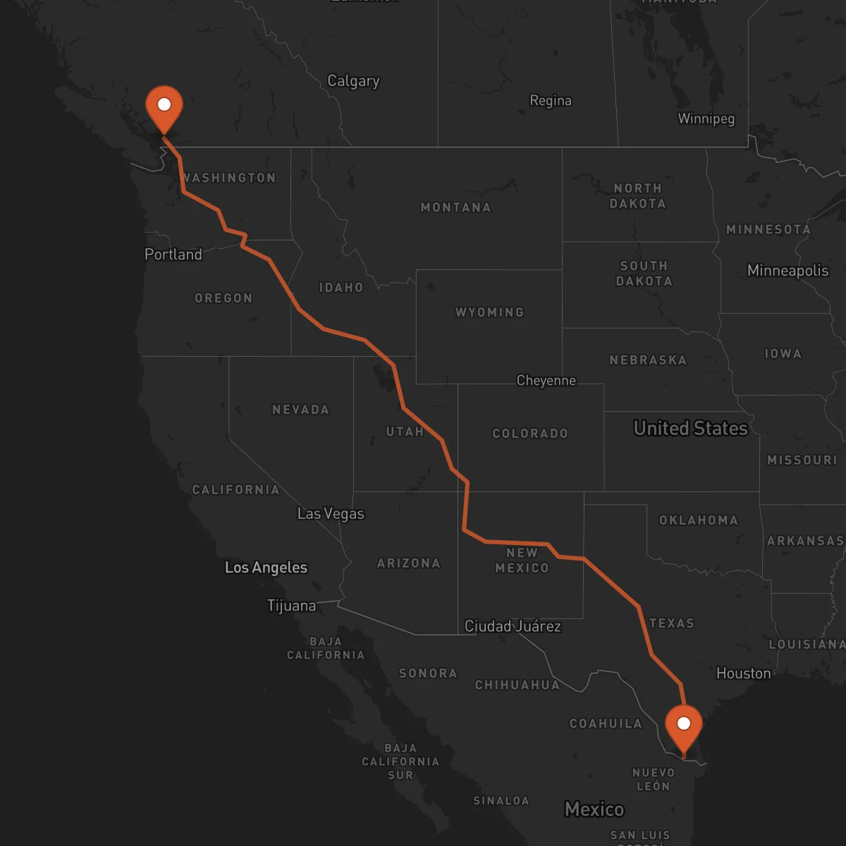 Ruta McAllen - Vancouver