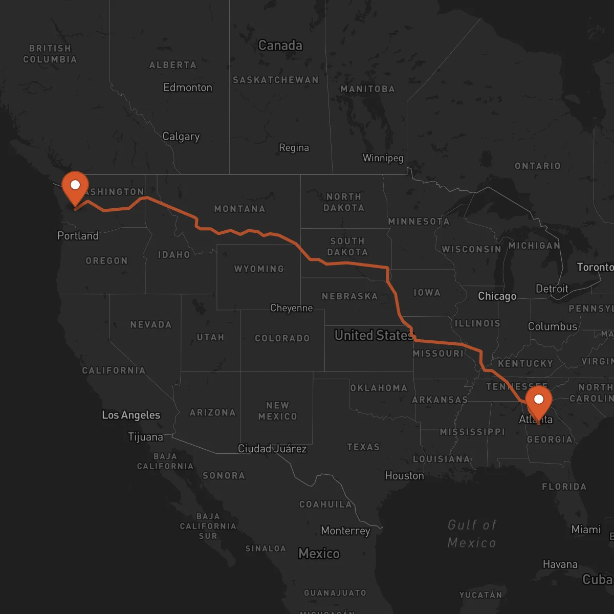 Ruta Olympia - McDonough