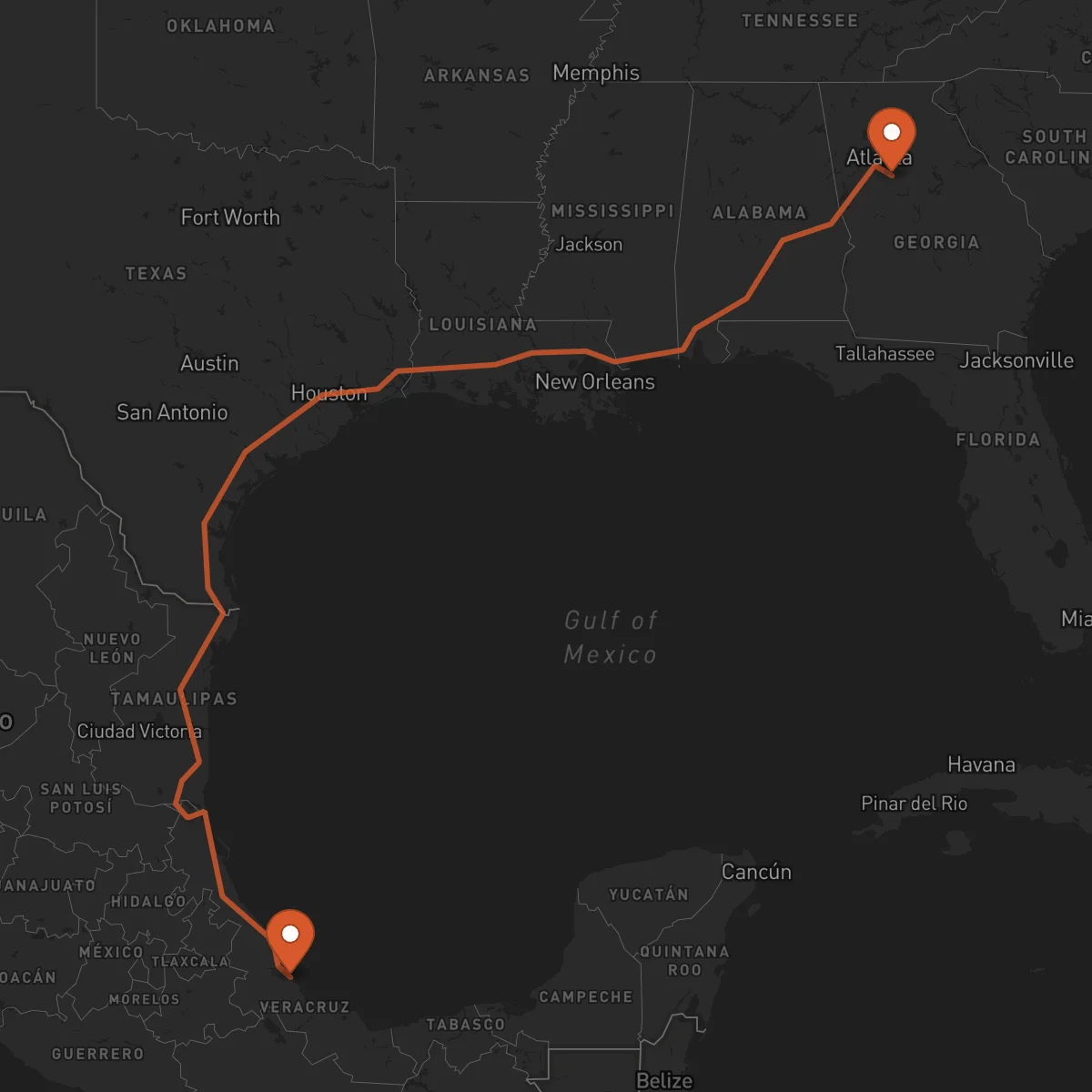 Ruta McDonough - Veracruz