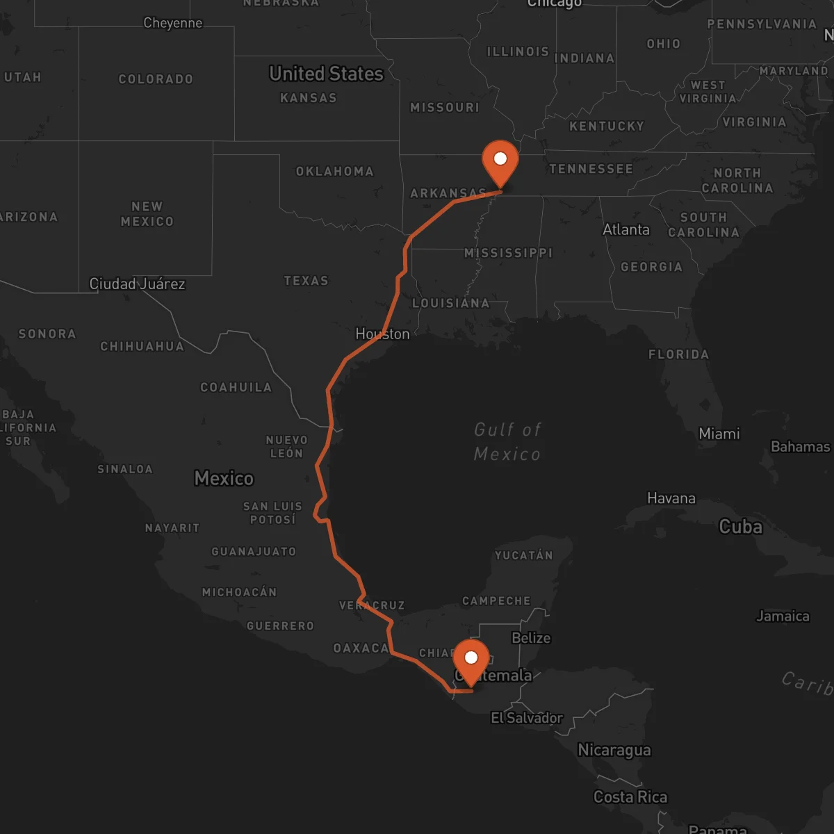 Ruta Totonicapán - Memphis