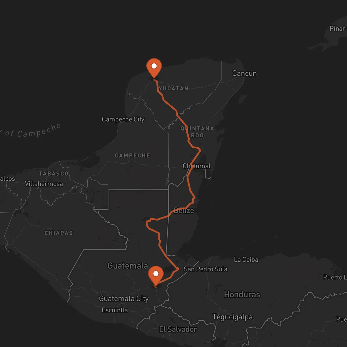 Ruta Zacapa - Mérida