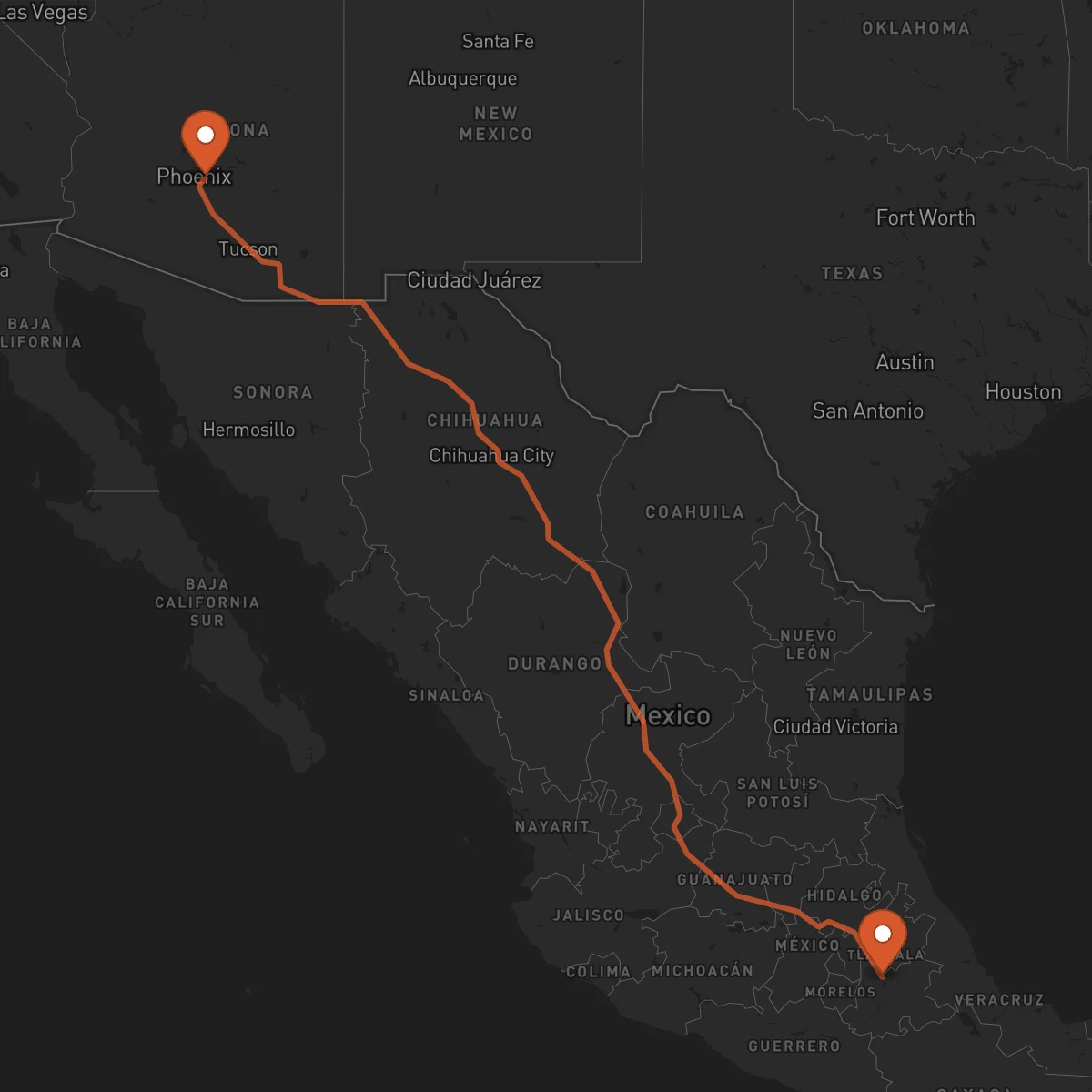 Ruta Puebla de Zaragoza - Mesa