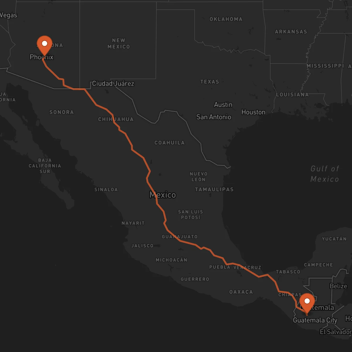 Ruta Santa Cruz del Quiché - Mesa