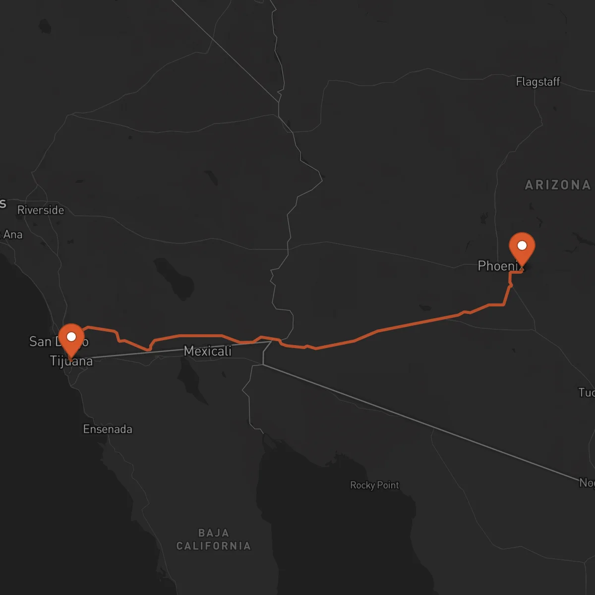 Ruta Tijuana - Mesa
