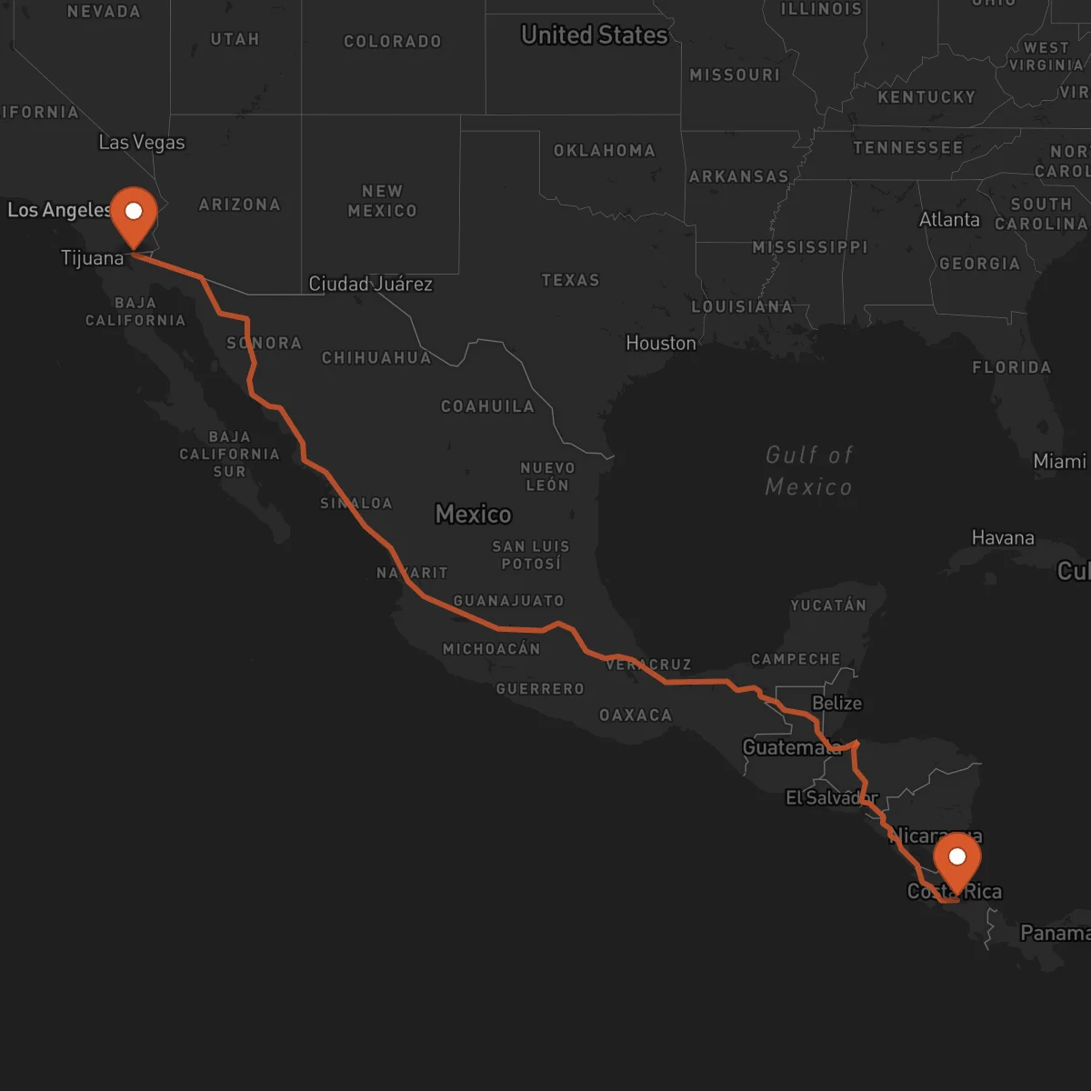 Ruta Mexicali - San José