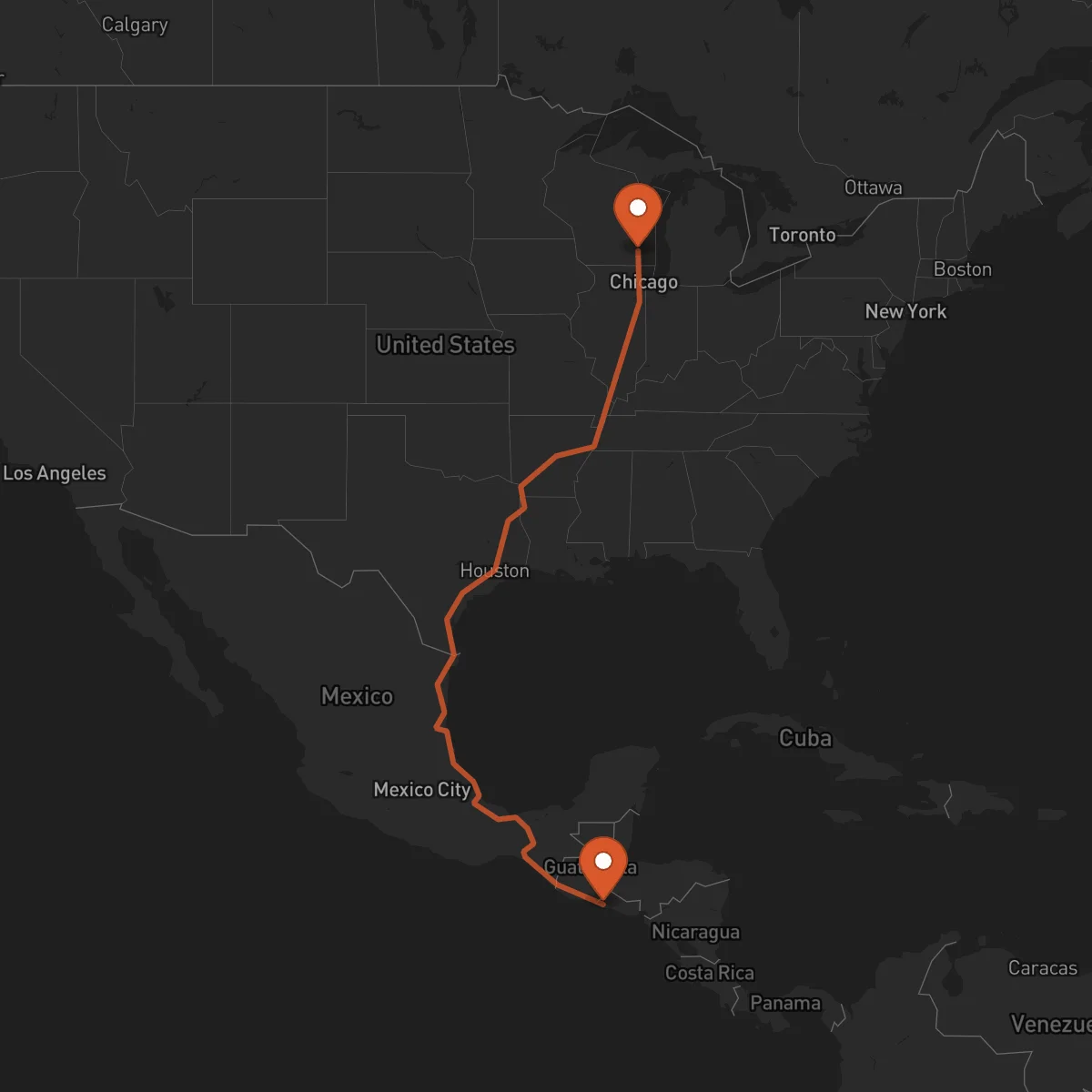 Ruta Sonsonate - Milwaukee