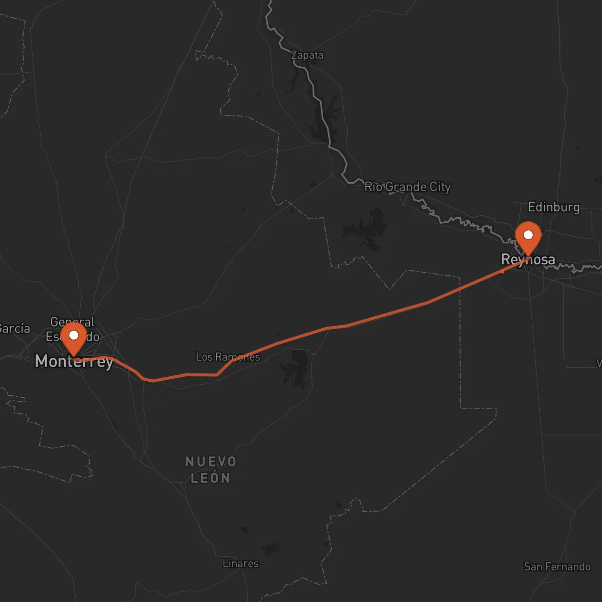 Ruta Monterrey - Reynosa