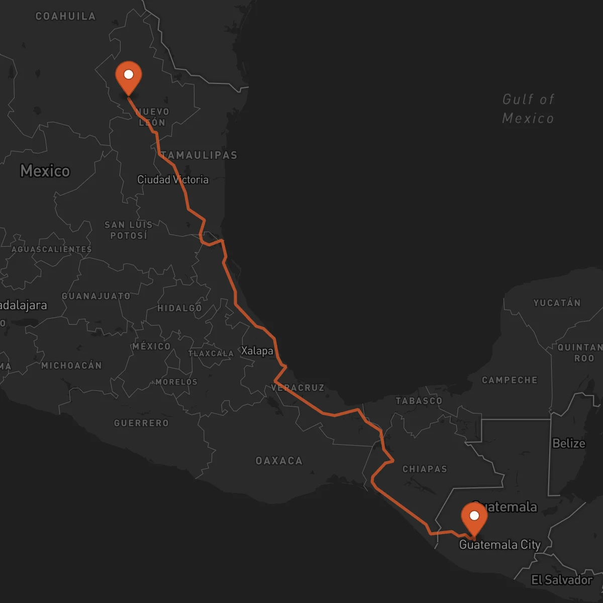 Ruta Monterrey - Sololá