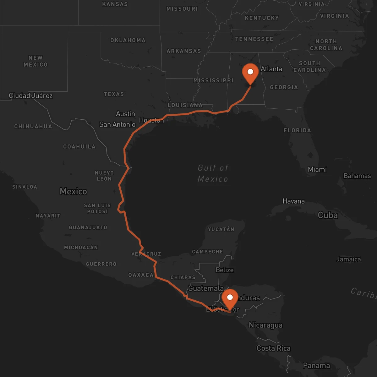 Ruta San Miguel - Montgomery