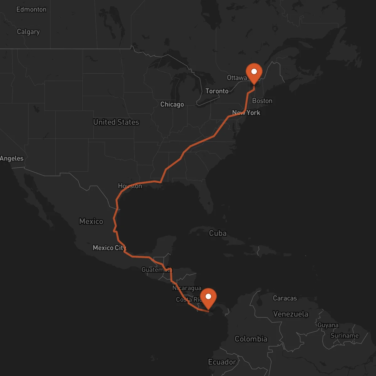 Ruta Santiago de Veraguas - Montpelier