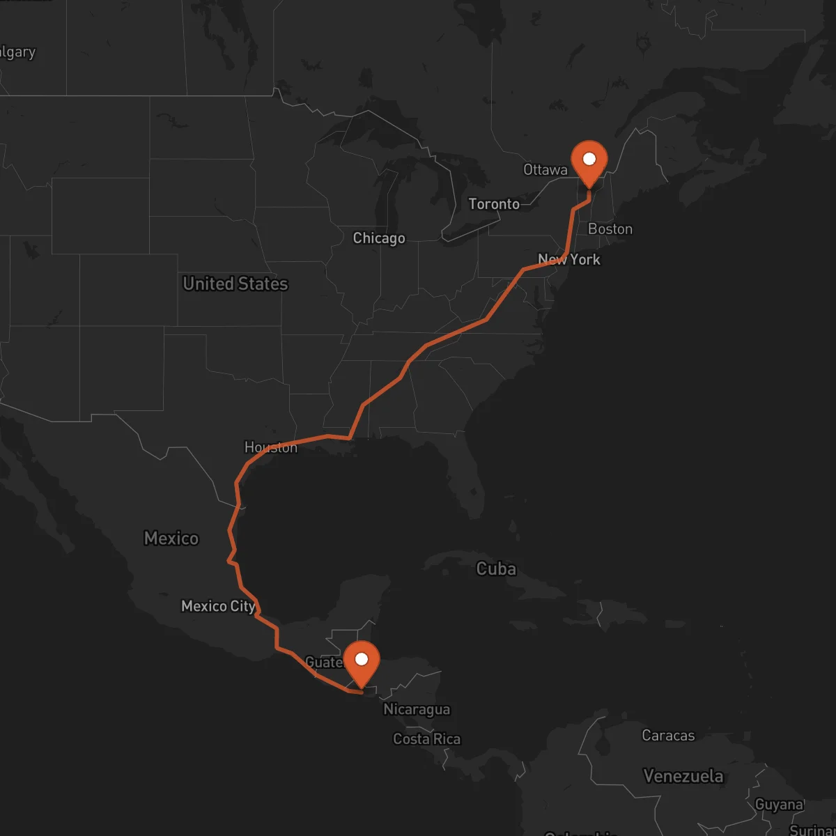 Ruta Zacatecoluca - Montpelier