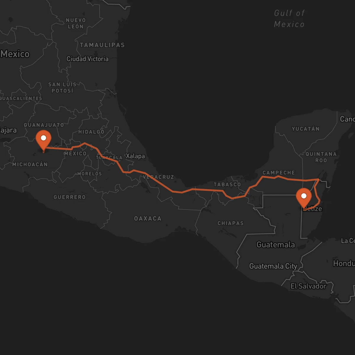 Ruta San Ignacio - Morelia