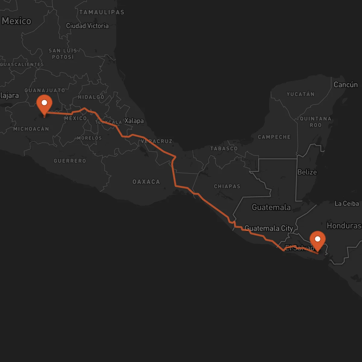 Ruta Morelia - San Miguel