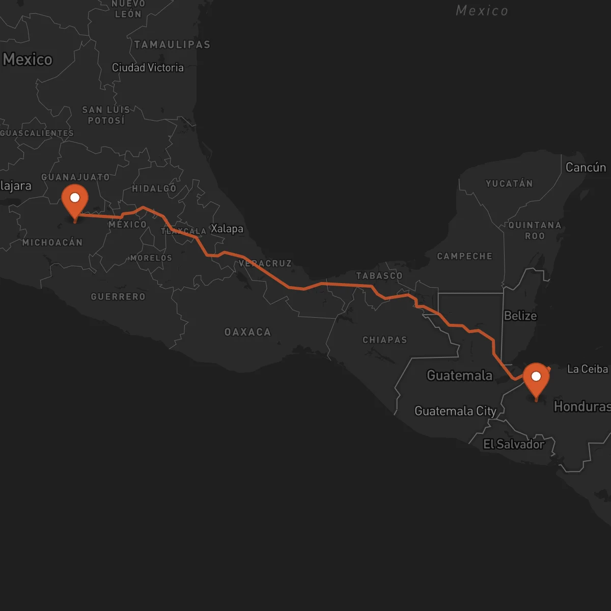 Ruta Morelia - Santa Bárbara