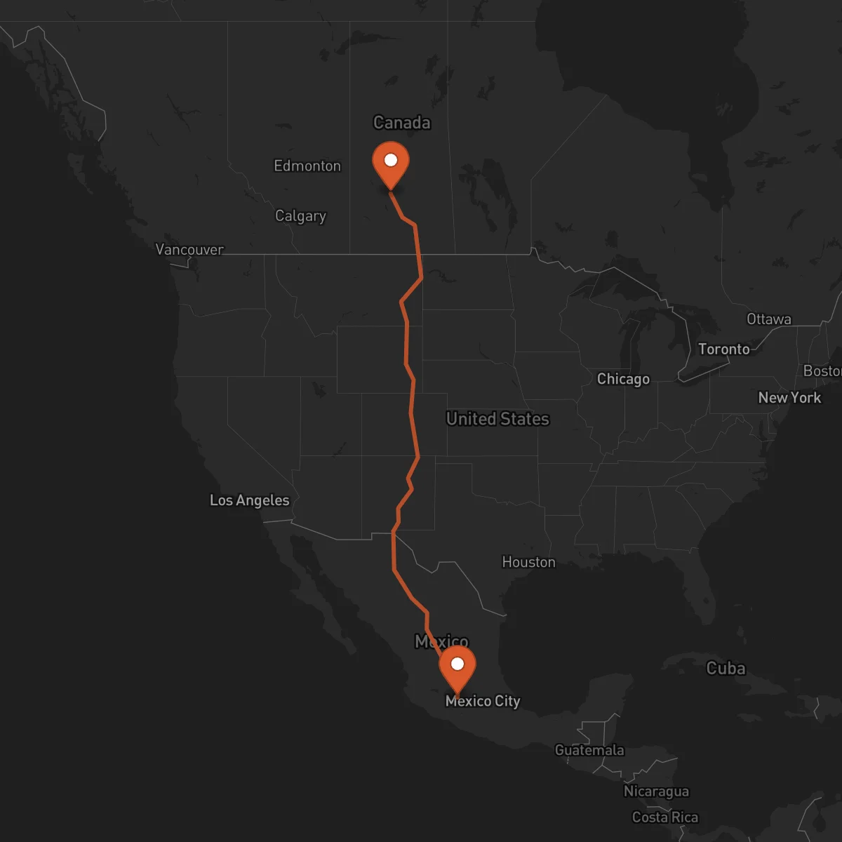 Ruta Morelia - Saskatoon