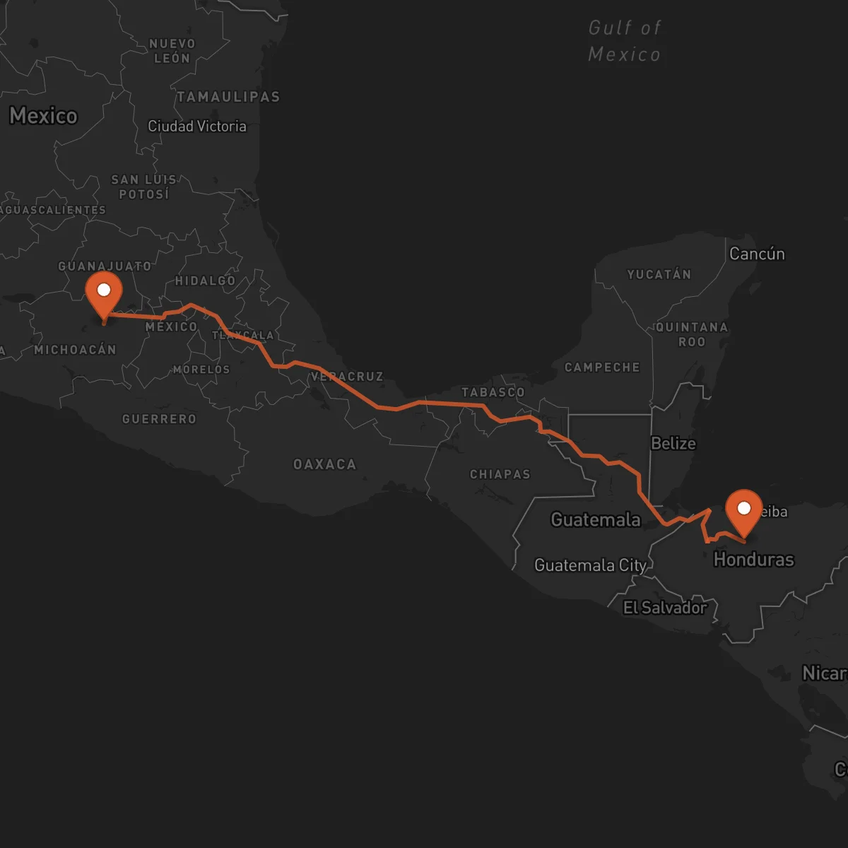 Ruta Yoro - Morelia