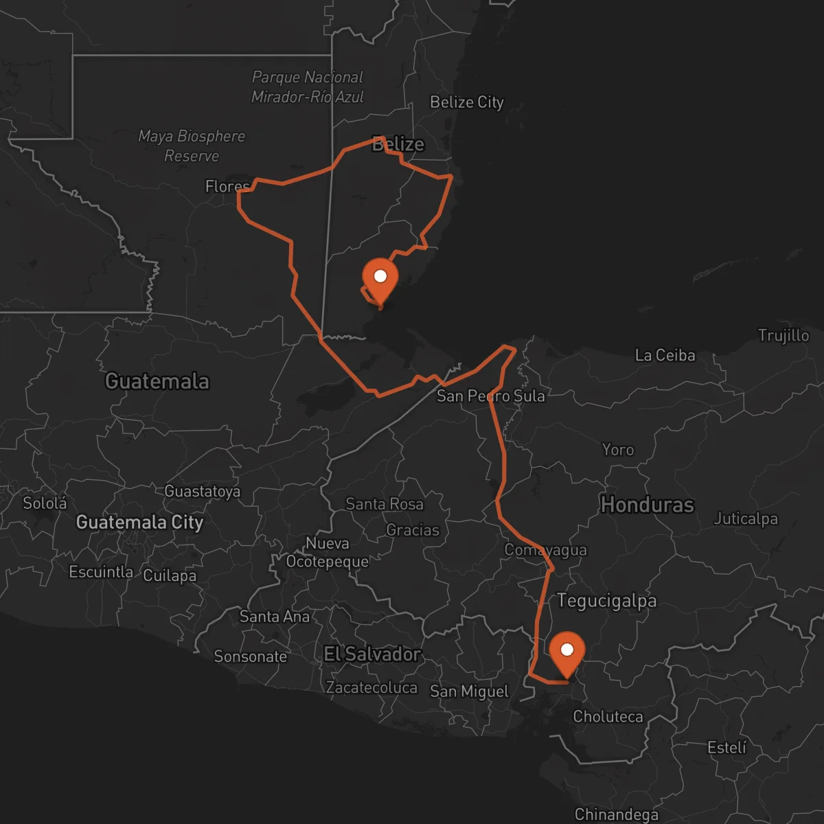 Ruta Nacaome - Punta Gorda