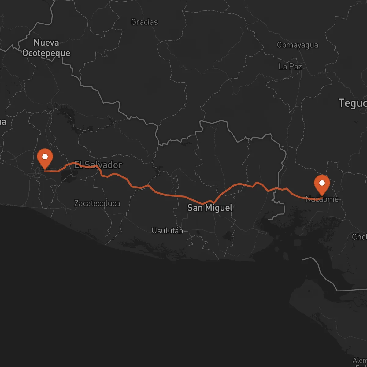 Ruta San Salvador - Nacaome