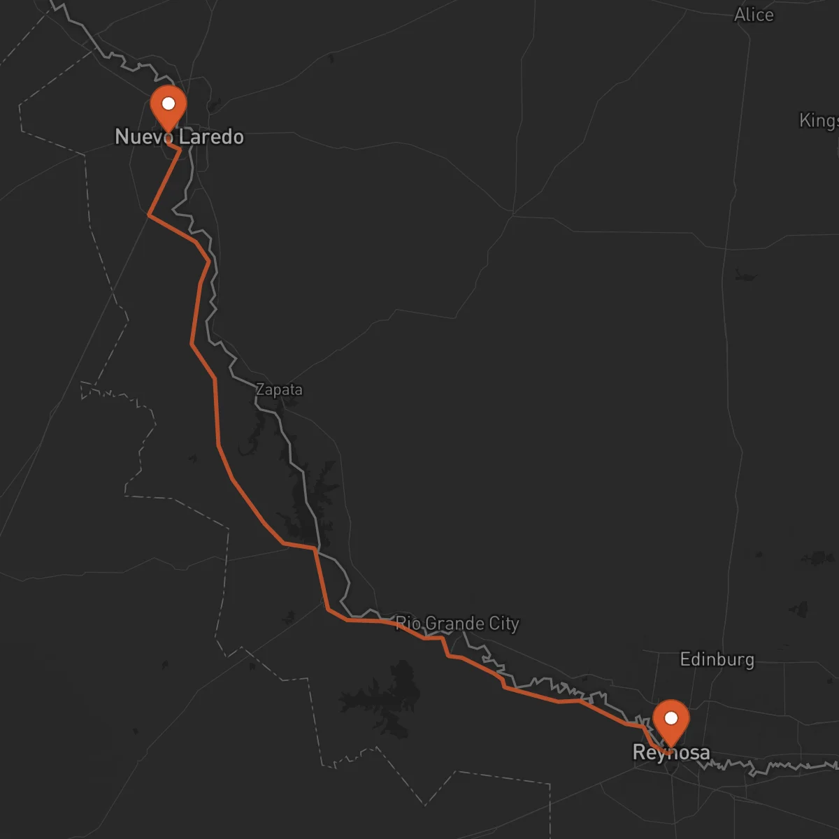 Ruta Nuevo Laredo - Reynosa