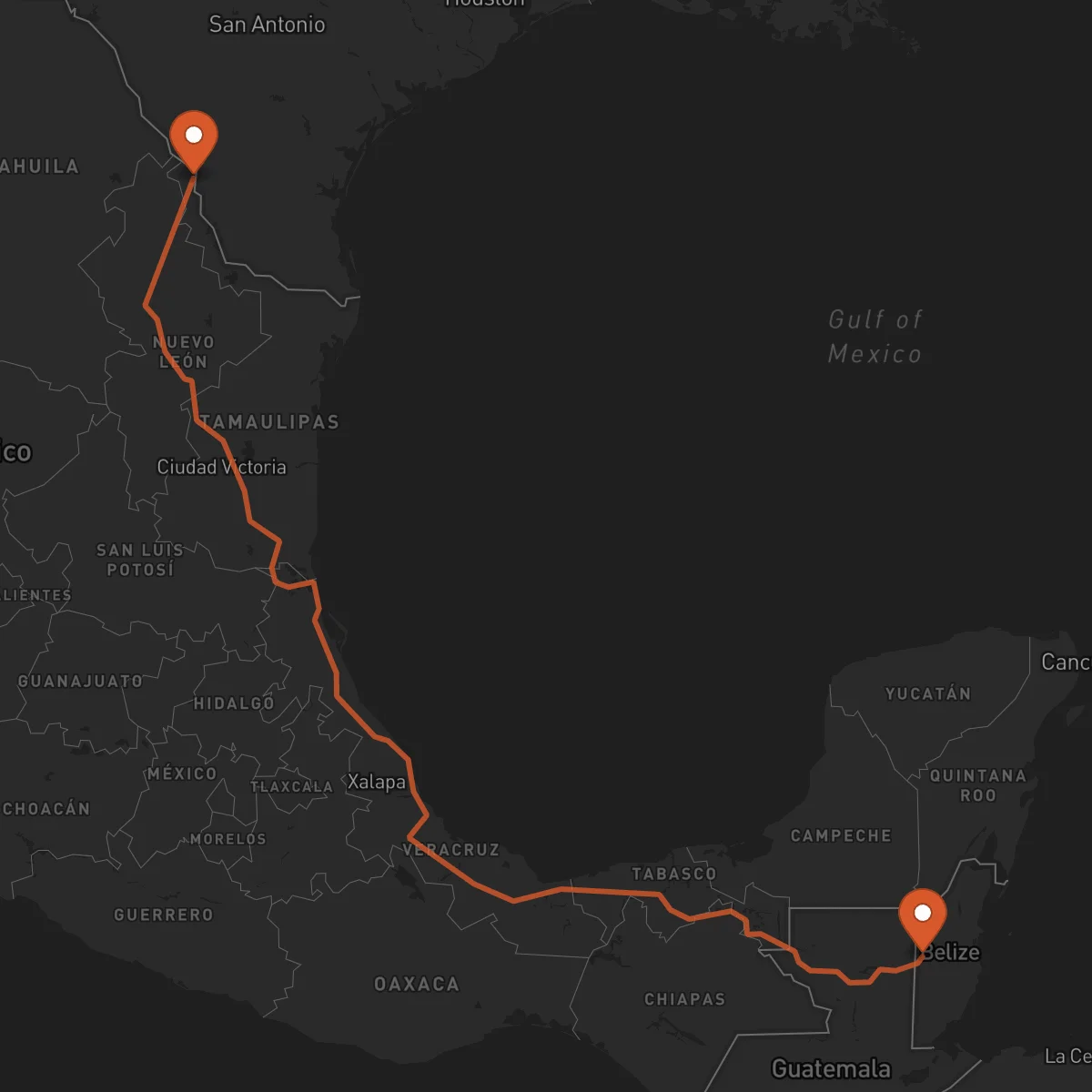 Ruta San Ignacio - Nuevo Laredo