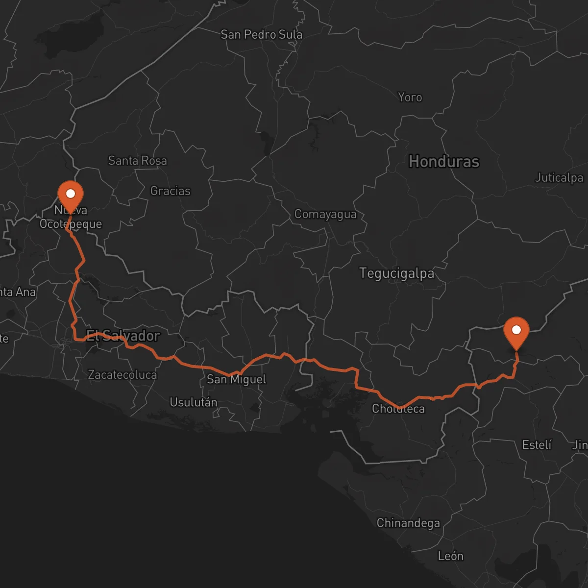 Ruta Ocotal - Ocotepeque