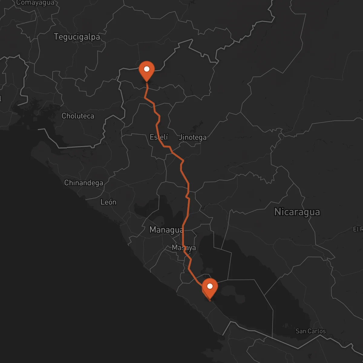 Ruta Rivas - Ocotal